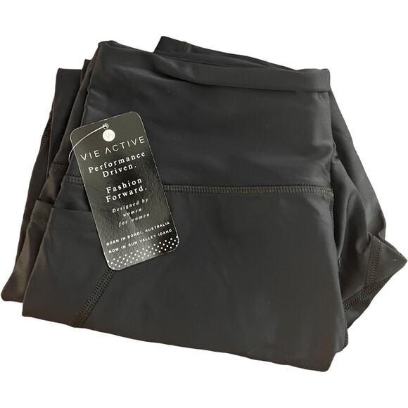 Black Vie Active Leggings - Size X-Large - Picture 1 of 6